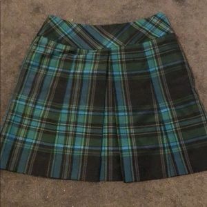 Plaid Vintage Pleated Tennis Skirt